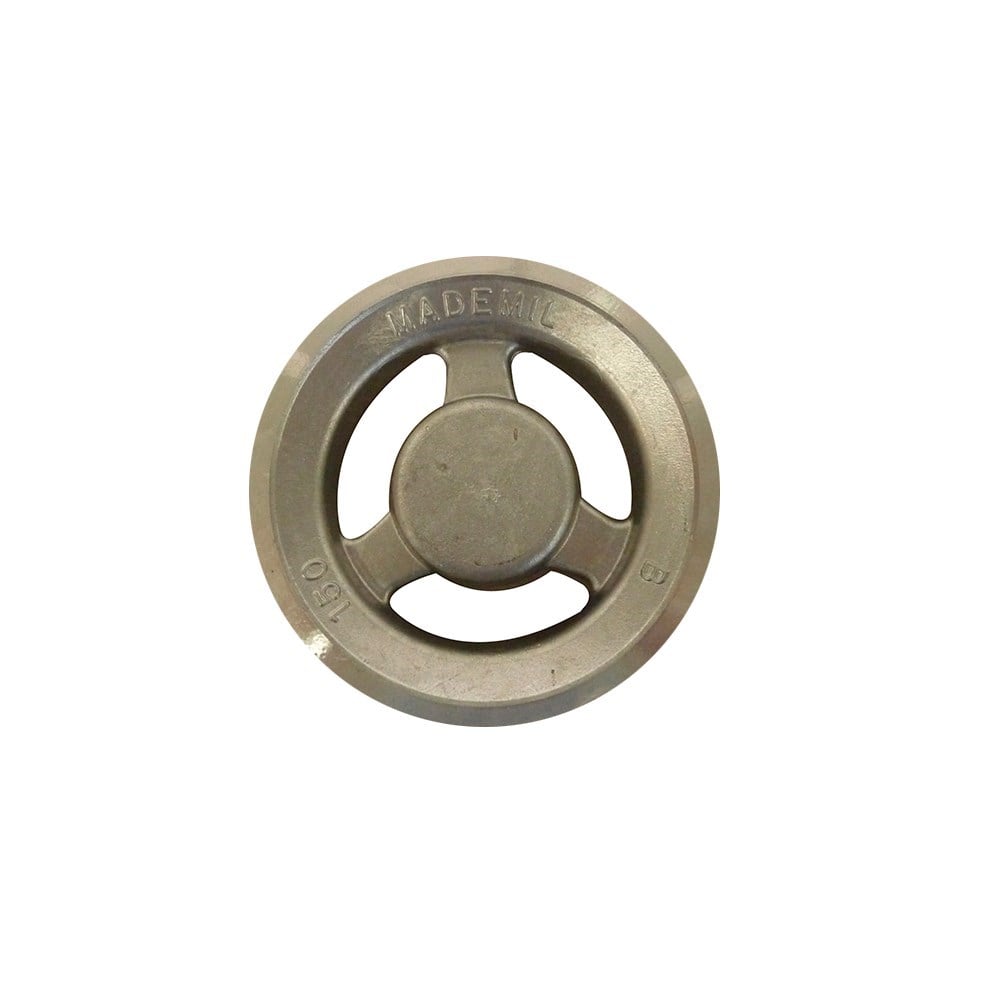 Polia Alumínio MADEMIL"B" 2 Canais 6"/150mm PAL150B2
