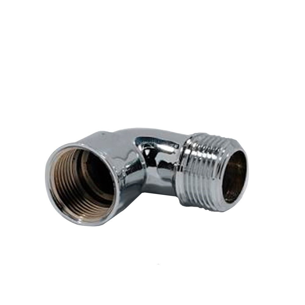 Cotovelo Latão Metais Rei 3/4" Macho Fêmea Cromado 10041
