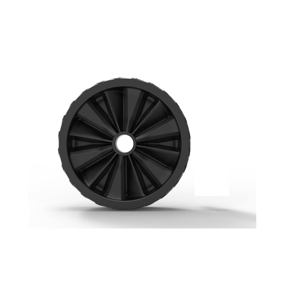Roda Maciça Fb Pneus 8" Carrinho De Mão Eixo Universal | 300100