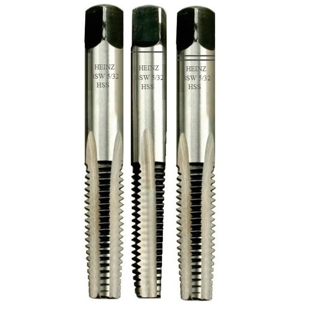 Macho Heinz Aço Rápido Bsw (B)5/32" 3 Peças MRH-002