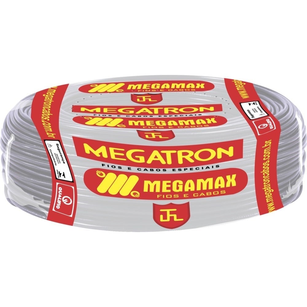 Fio Cabinho Flexível Megatron 1.0 Preto 100M 7222