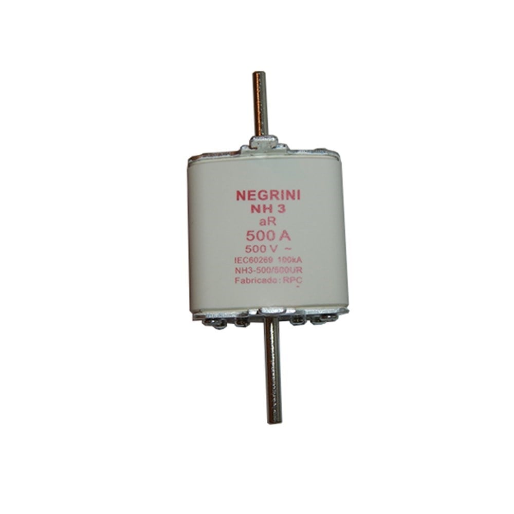 Fusível Nh Negrini Ultra Rápido 03/500A | NH-3-500/500UR