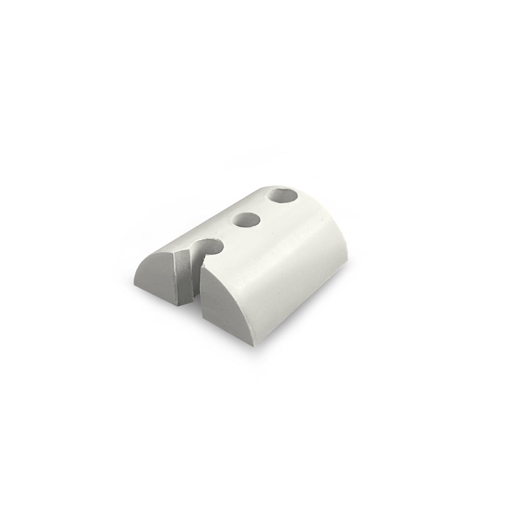 Calco para Telha Lux Onda Baixa 3 Furos Branco com 25 Peças 8263