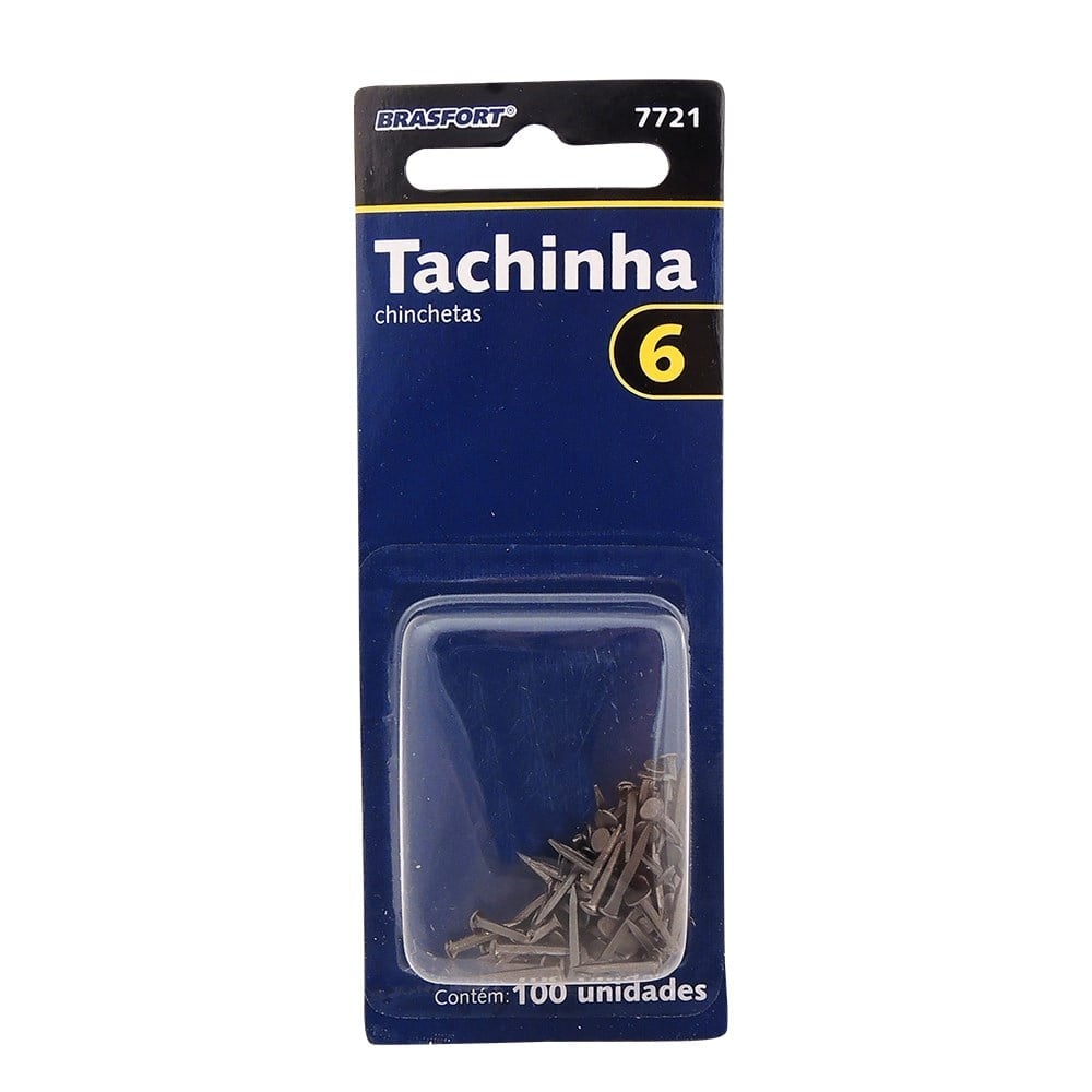 Tachinha Brasfort 06 Blister com 100 Peças 7721