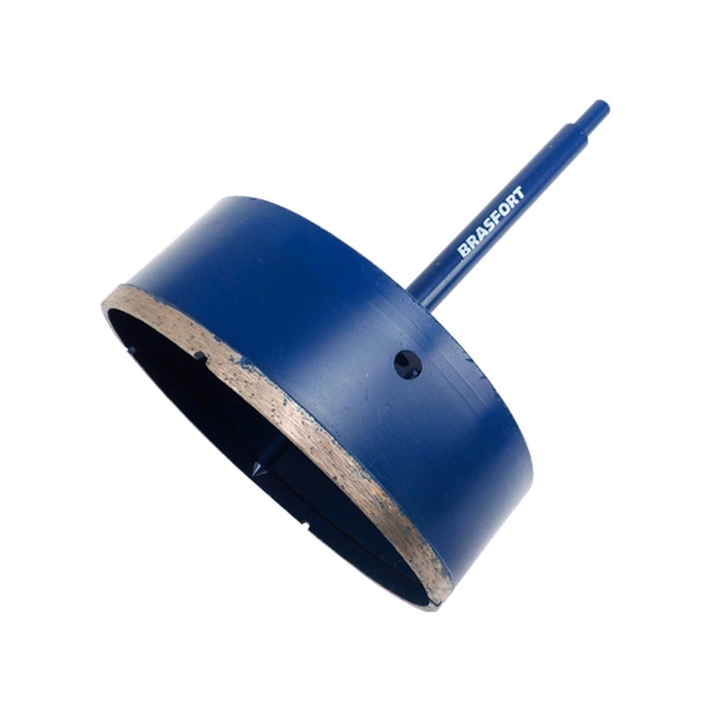Serra Copo Diamantada com Haste Brasfort 130mm Seco / Água 7955