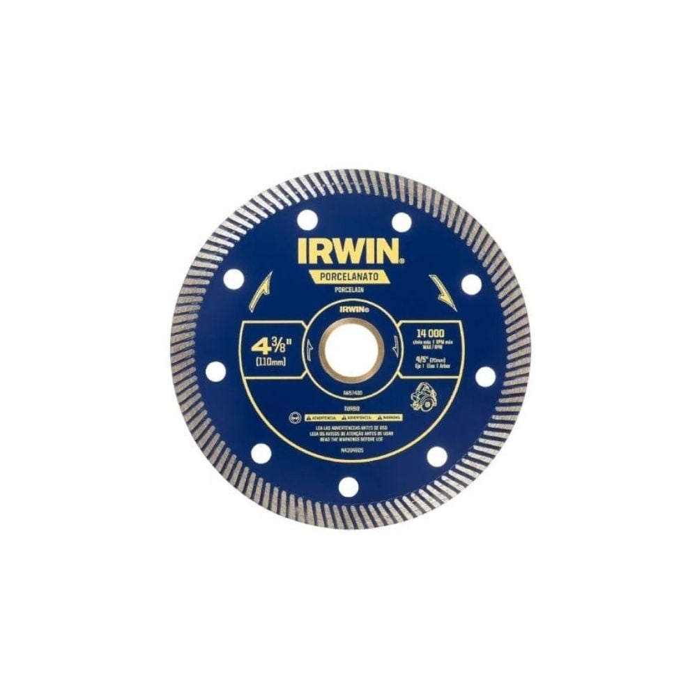 Disco. diam.irwin 110 turbo porcel.